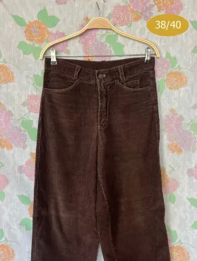 90's Brown Corduroy Pants
