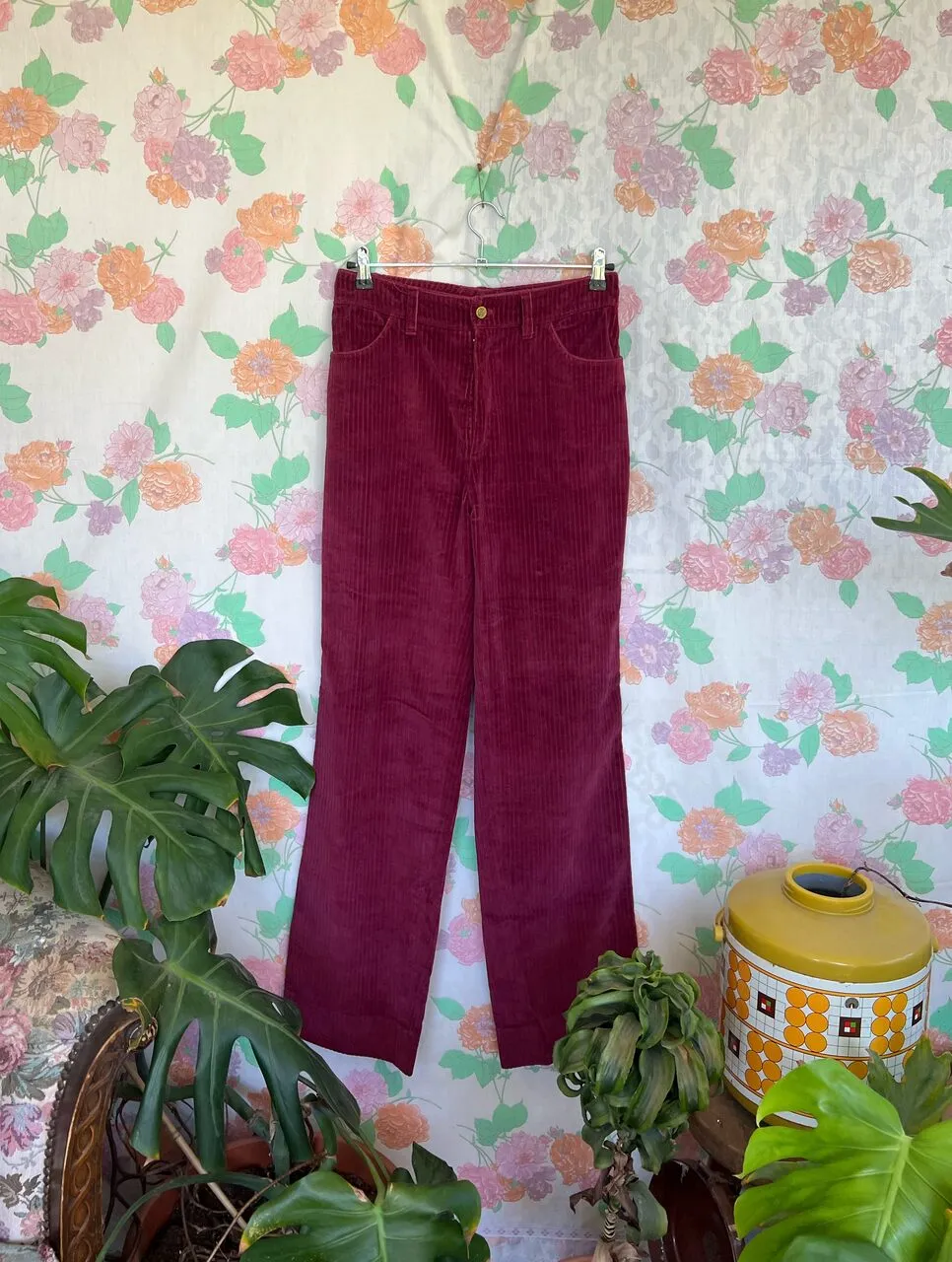 90's Cherry Corduroy Pants