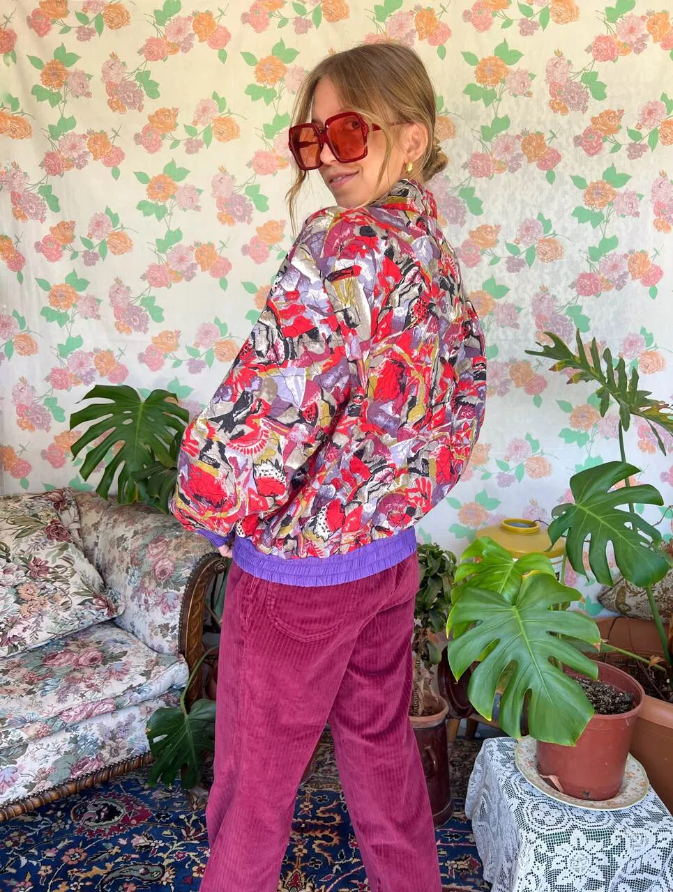 90's Cherry Corduroy Pants