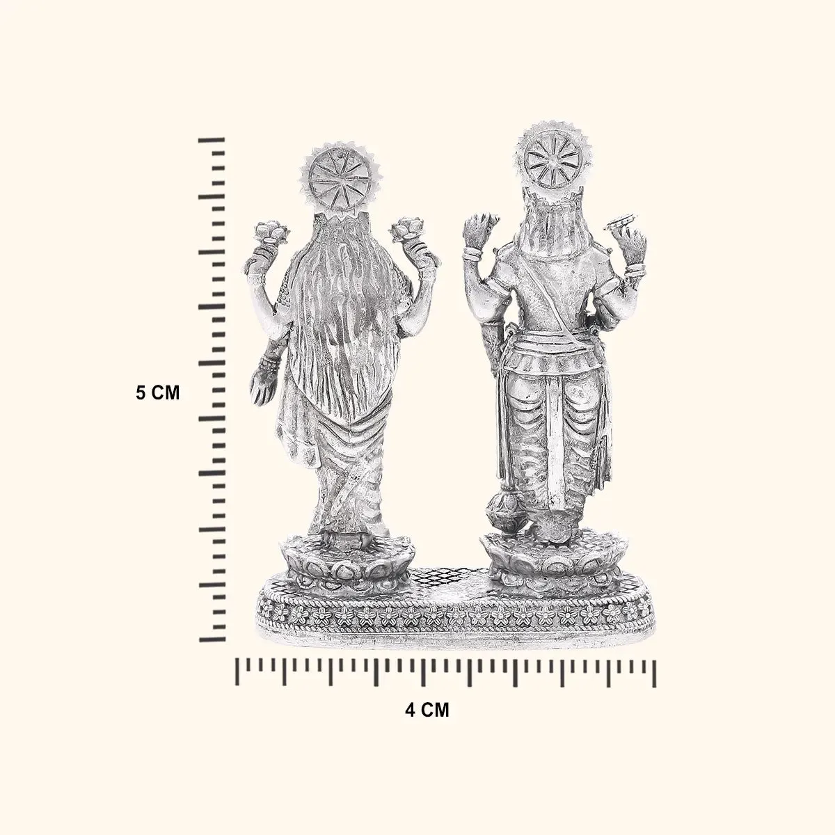 925 Silver Antique Vishnu Laxmi ji