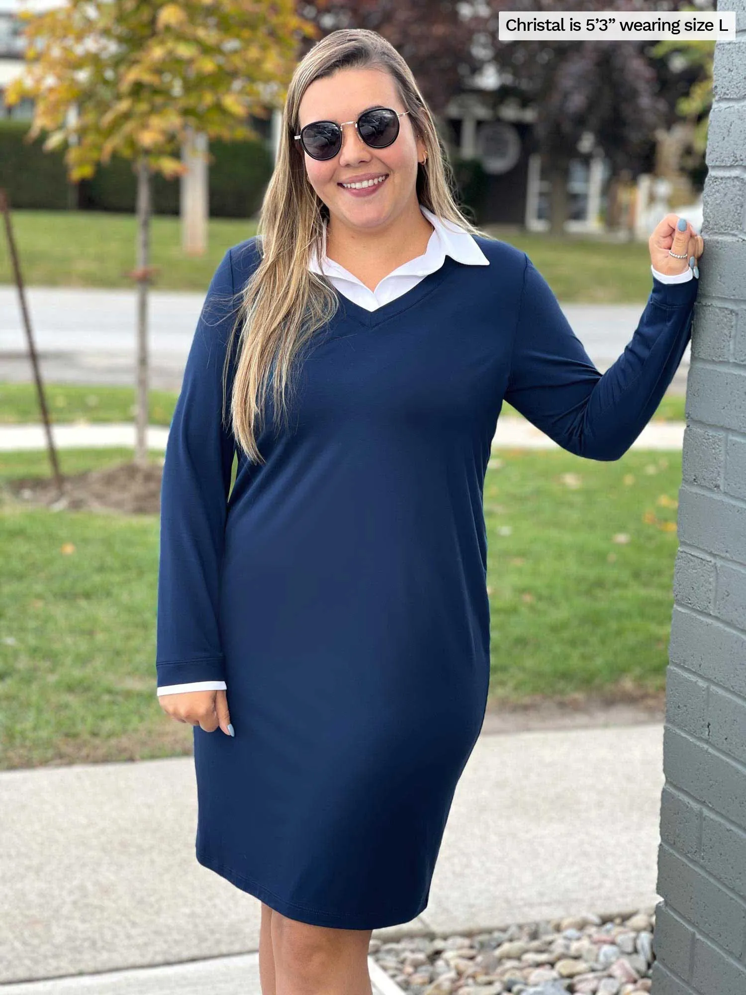 Adelaide collared long sleeve dress - FINAL SALE