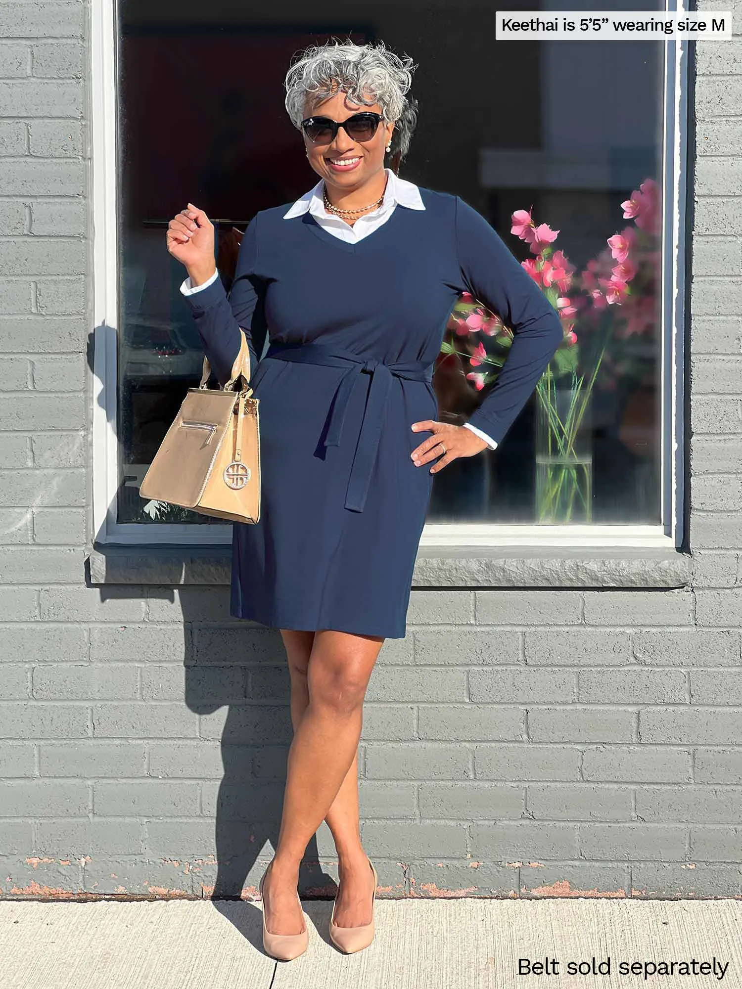 Adelaide collared long sleeve dress - FINAL SALE