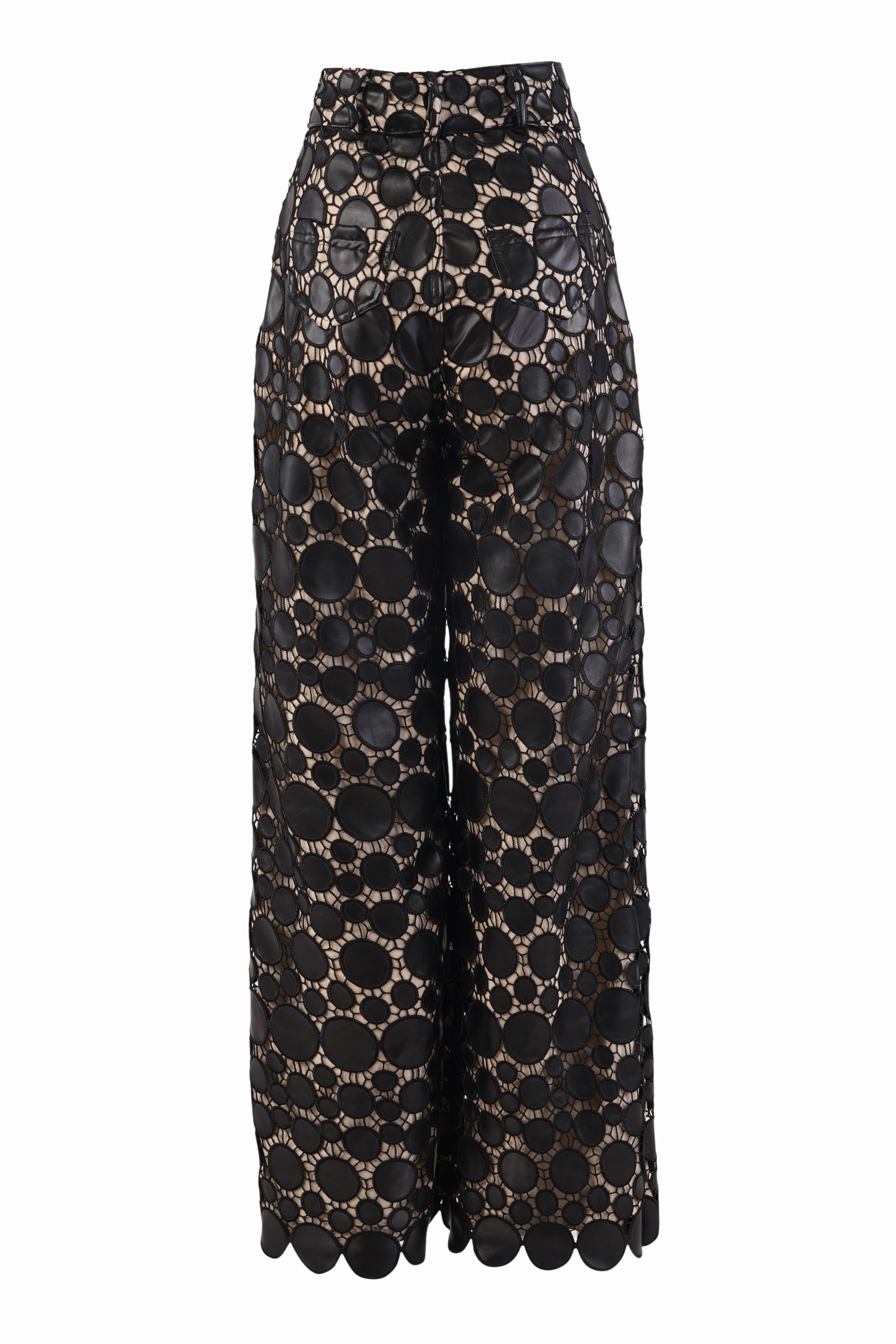 Auric Gold Printed Crop Top and Pants Co-ord Set