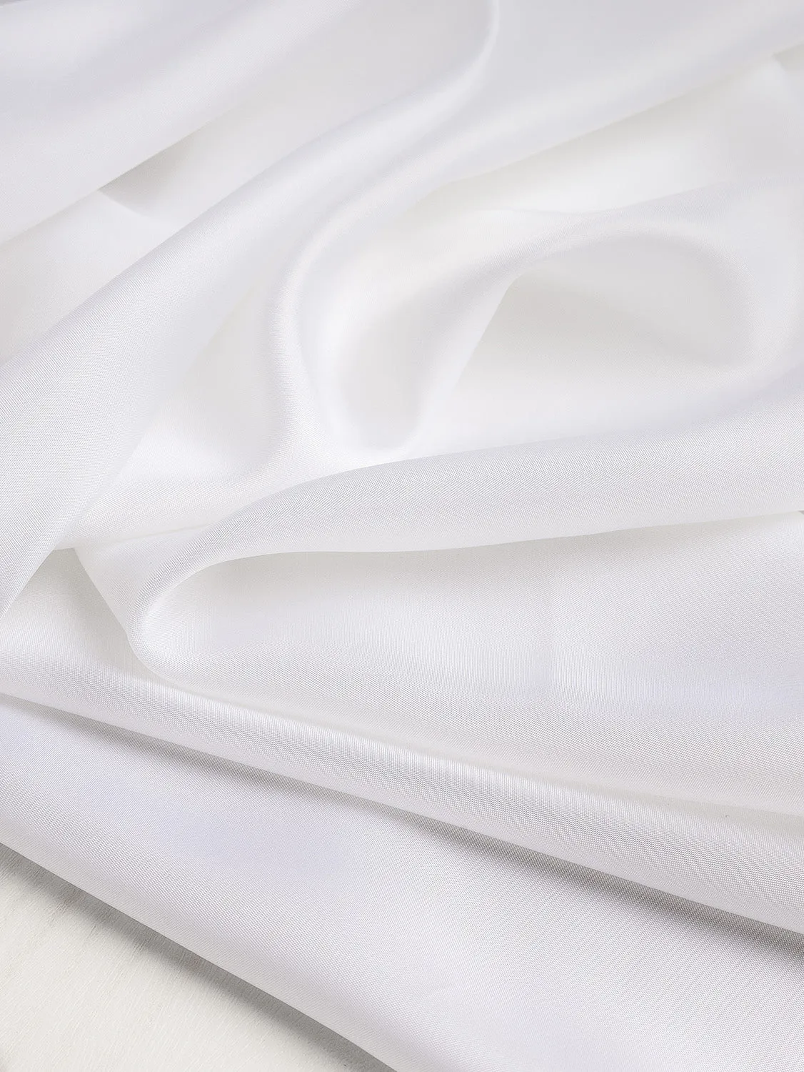 Bemberg Cupro Lining - White - Swatch