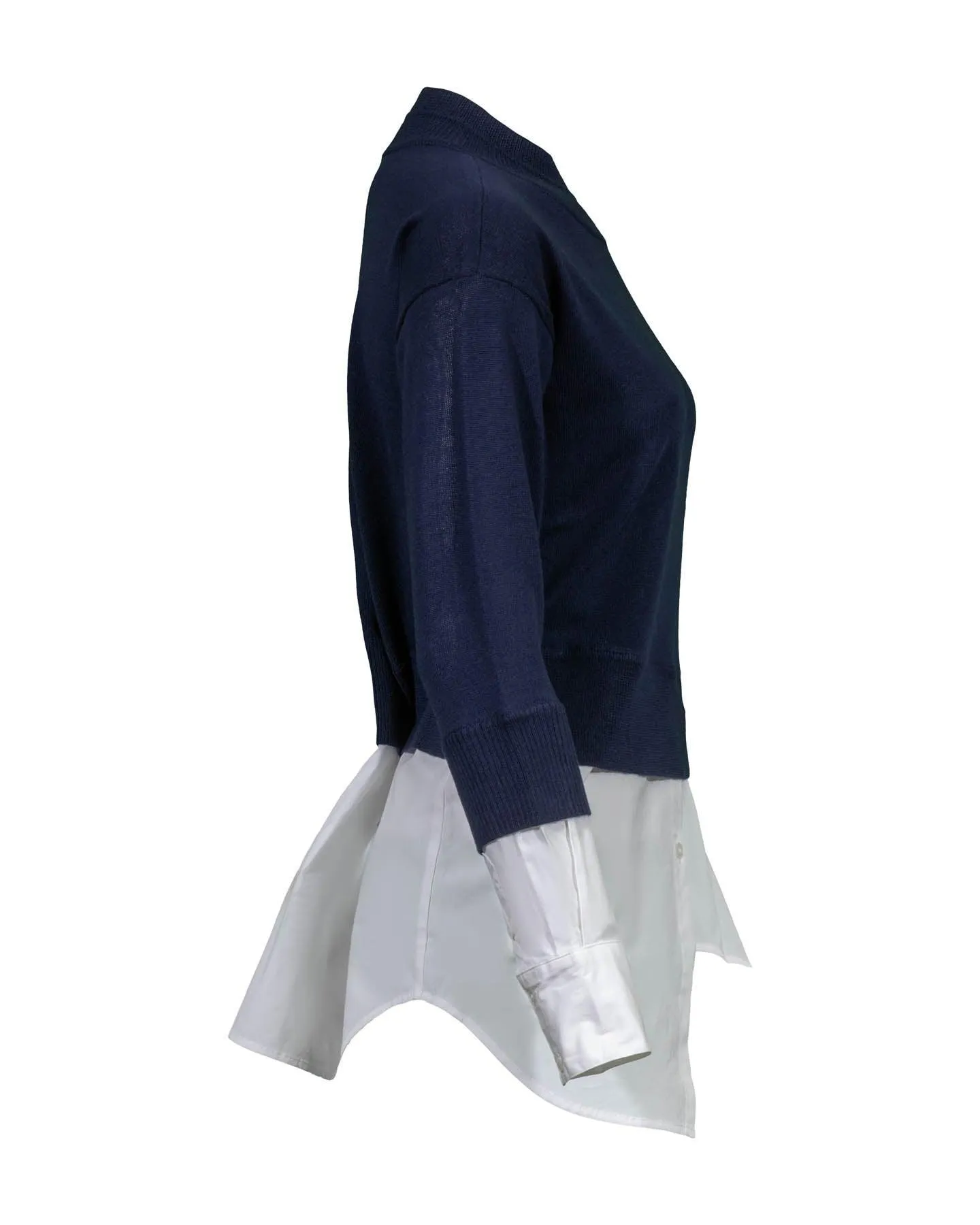 Beri Mixed Media Pullover