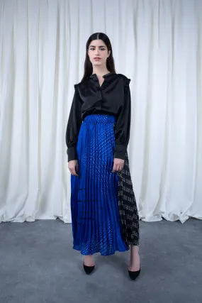 Black Poly Blouse