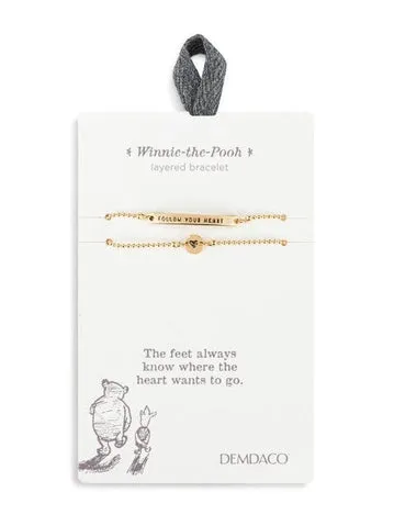 Bracelet Layered Follow Your Heart Winnie The Pooh 1008180028