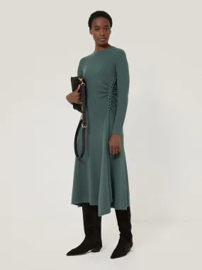 Braided Knit Dress | Blue