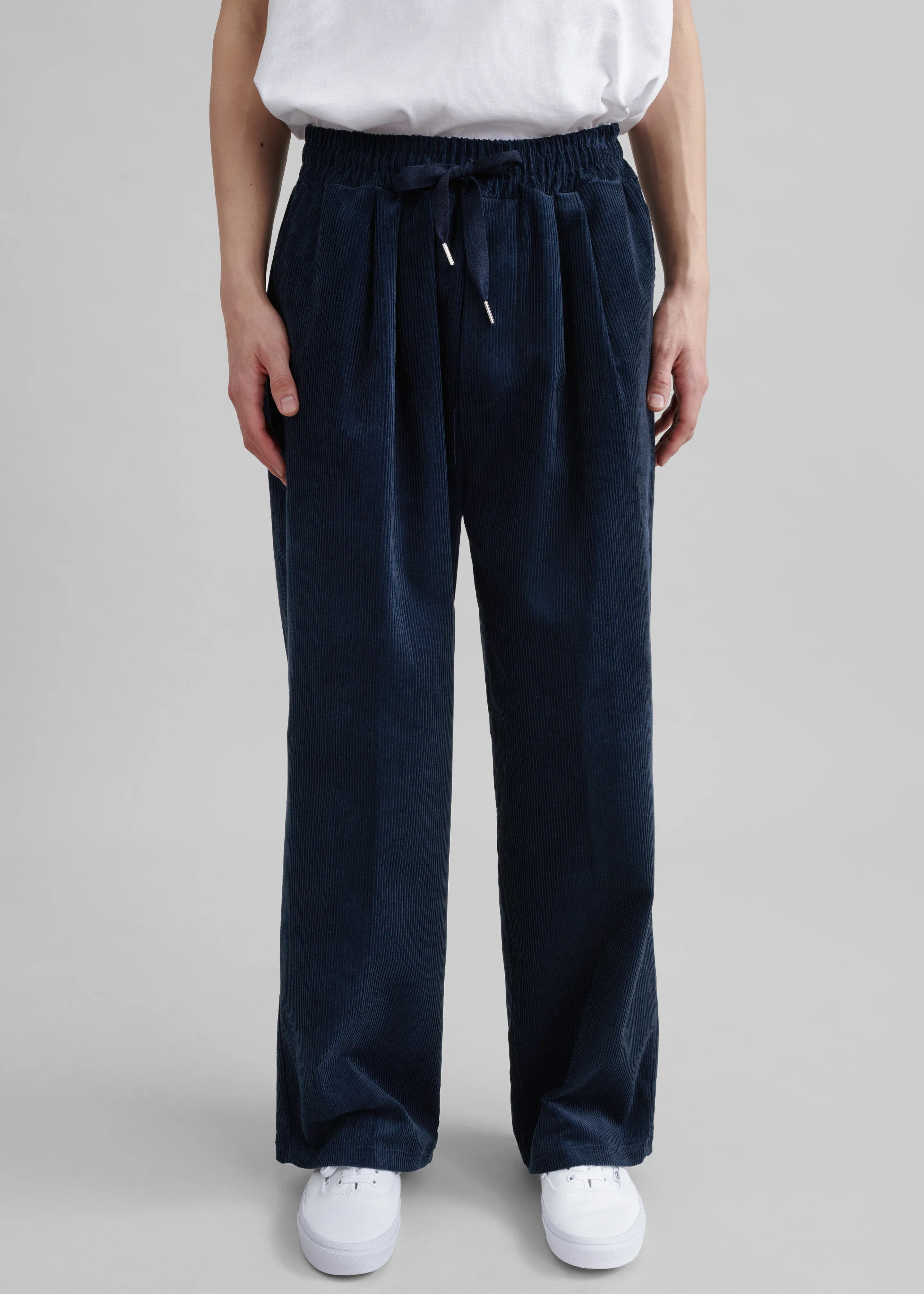 Brixton Corduroy Joggers - Navy