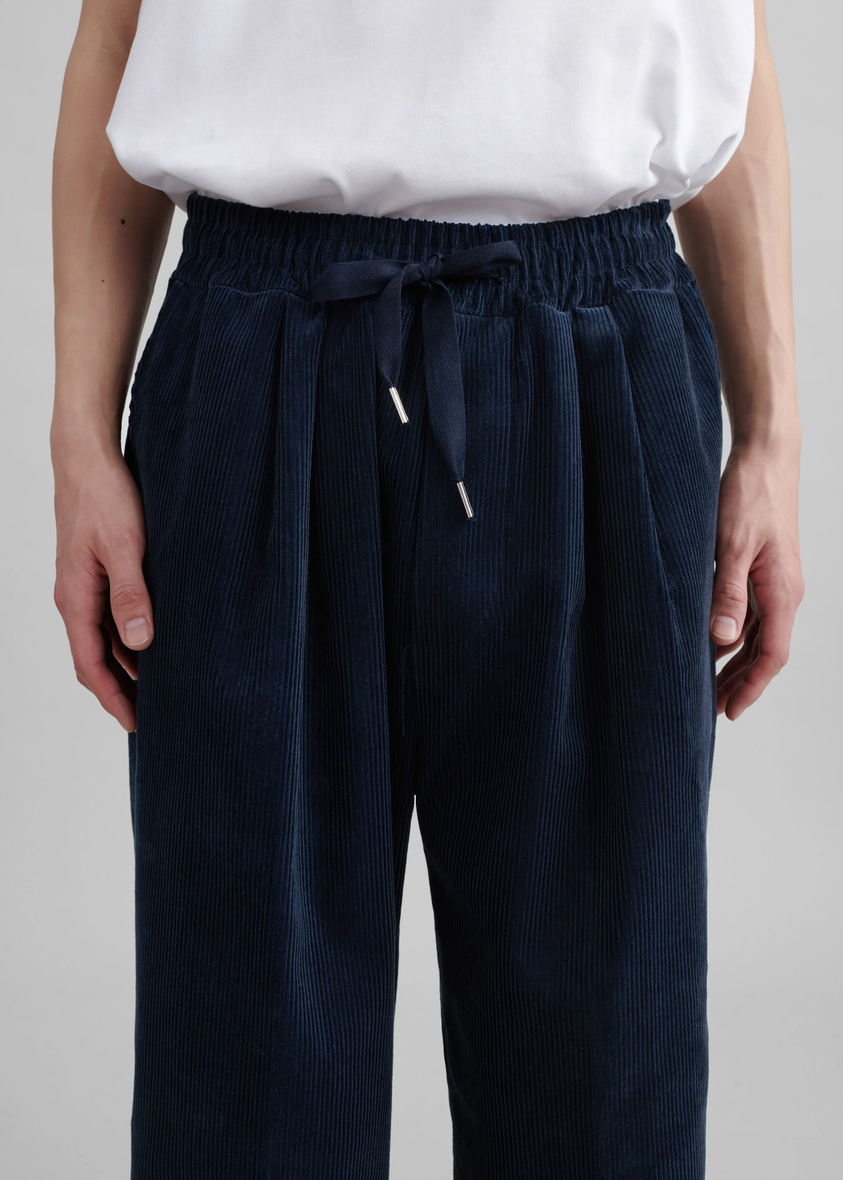 Brixton Corduroy Joggers - Navy