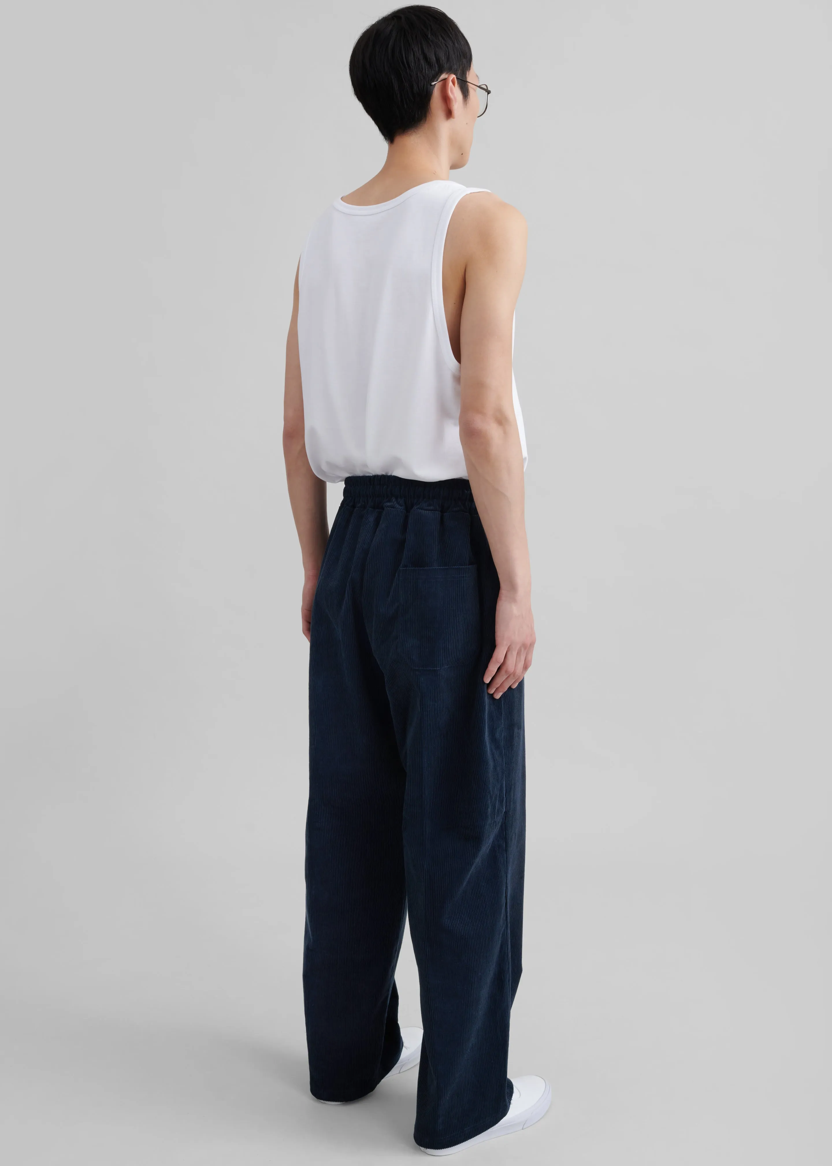 Brixton Corduroy Joggers - Navy