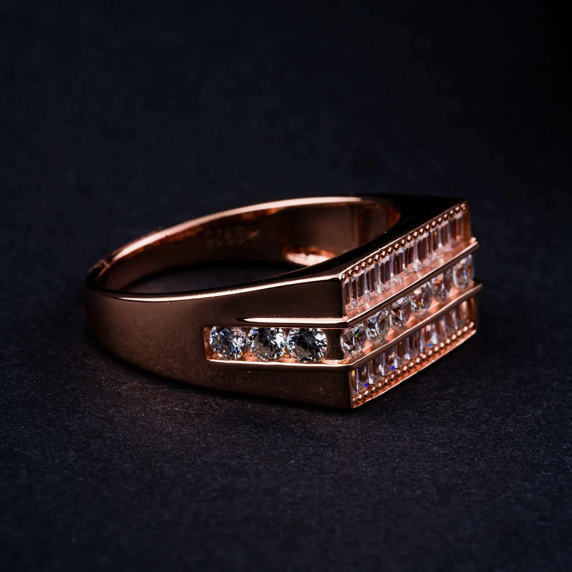 Chunky CZ Stone Ring