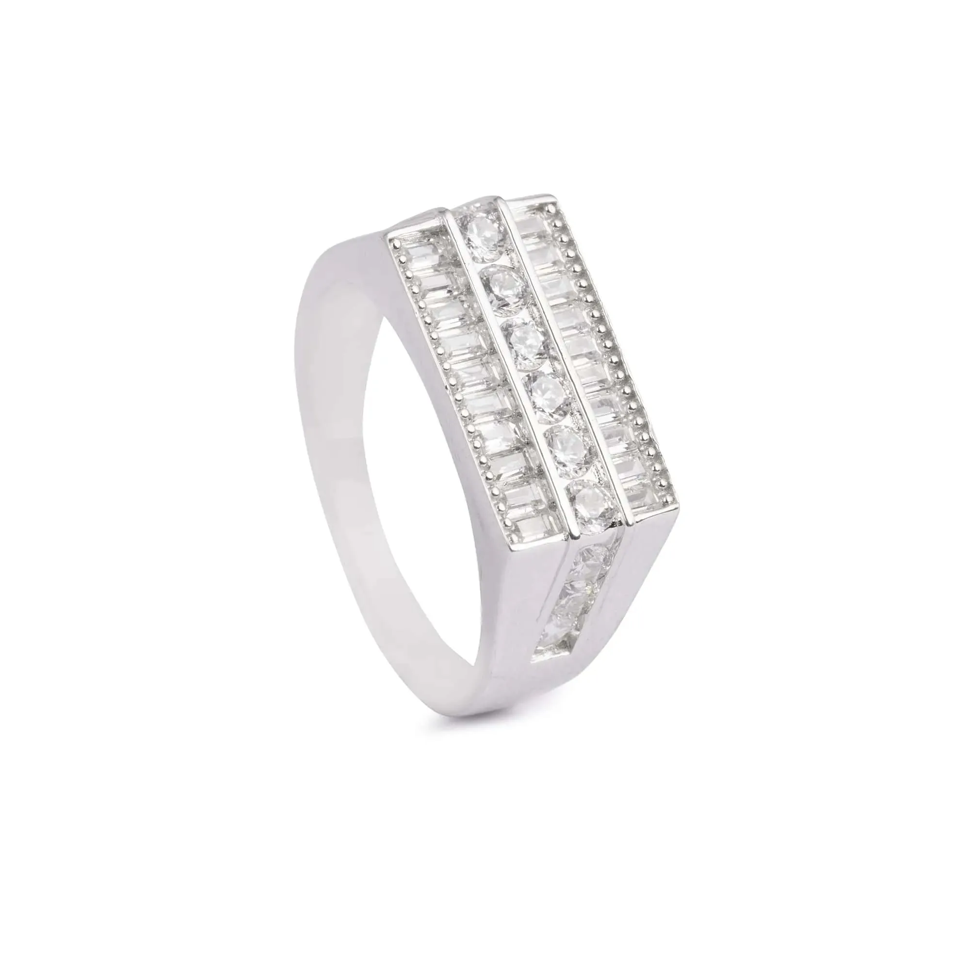 Chunky CZ Stone Ring