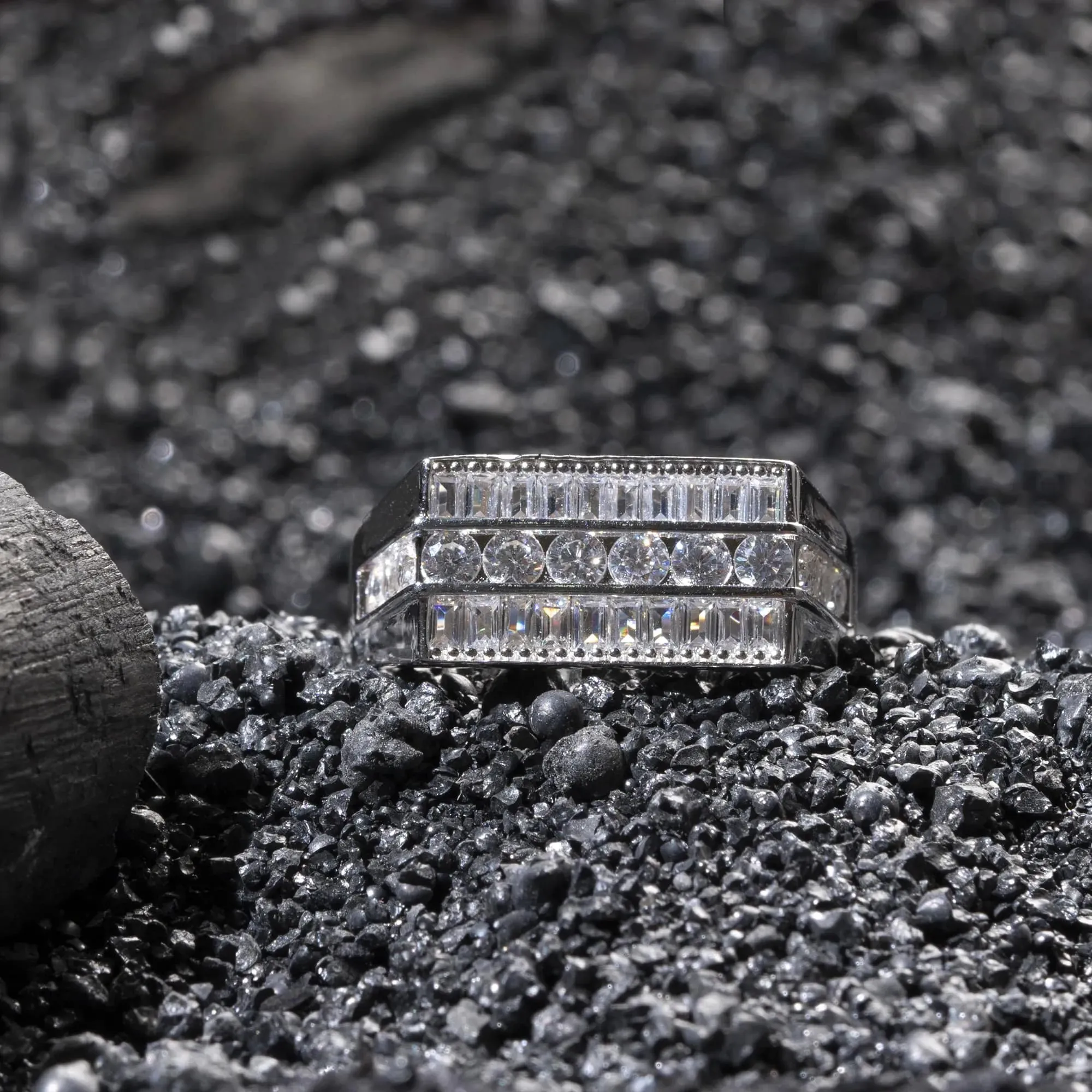 Chunky CZ Stone Ring