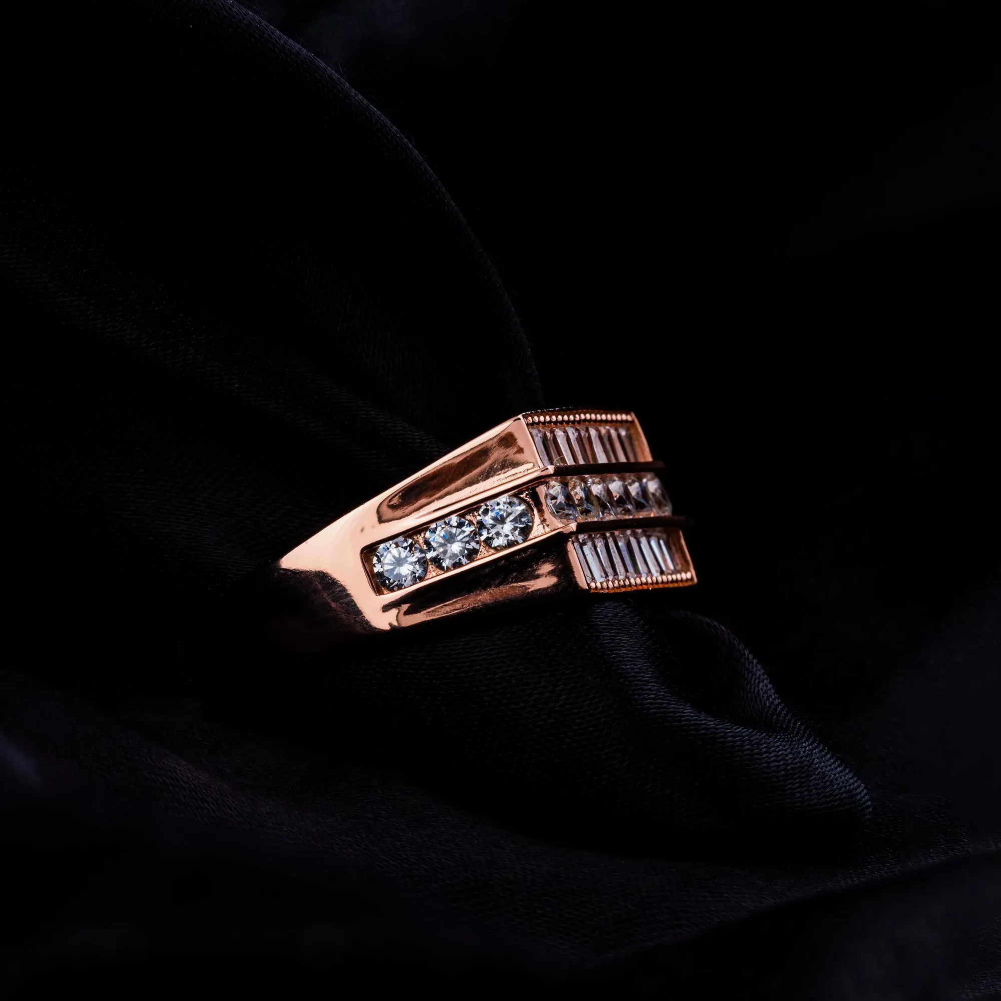 Chunky CZ Stone Ring