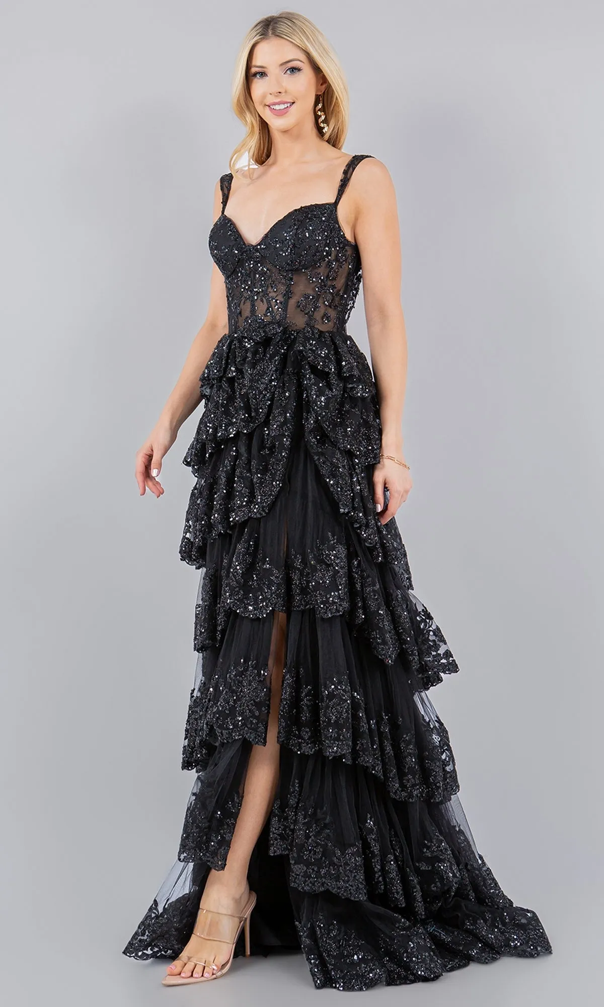 Cinderella Couture Long Formal Dress 8093j