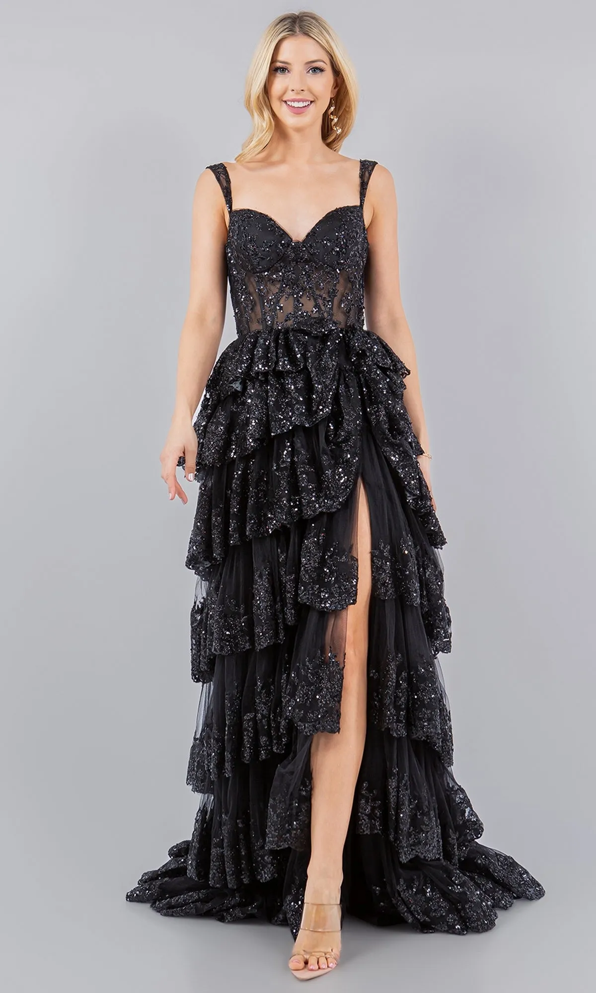 Cinderella Couture Long Formal Dress 8093j