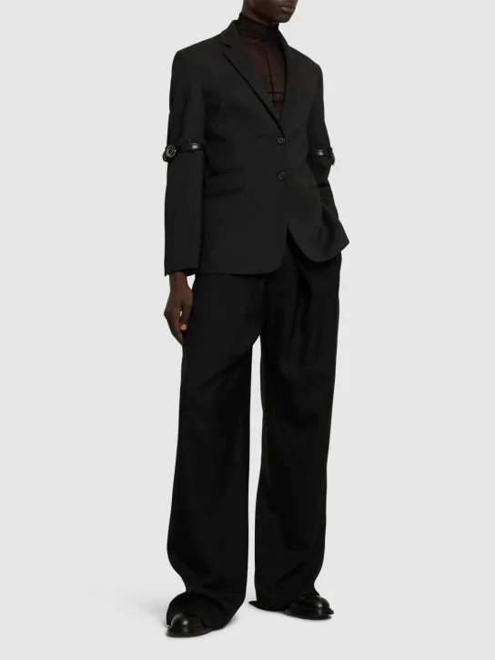 Coperni   Logo viscose blend blazer 