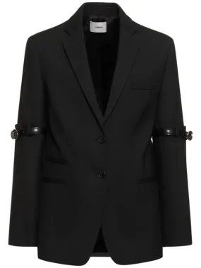 Coperni   Logo viscose blend blazer 