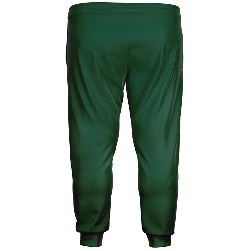 Dark Green Joggers | Unisex | with PLUS sizes | Dark Pastel Green | C60M0Y60K80