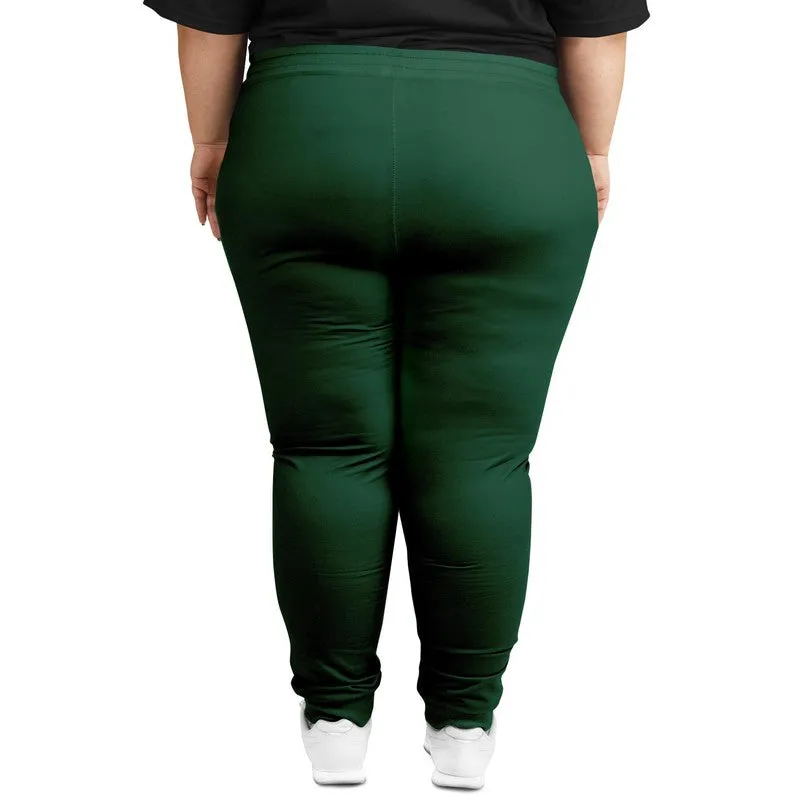 Dark Green Joggers | Unisex | with PLUS sizes | Dark Pastel Green | C60M0Y60K80