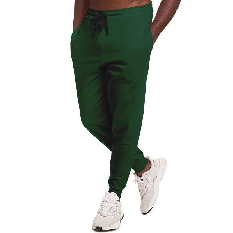 Dark Green Joggers | Unisex | with PLUS sizes | Dark Pastel Green | C60M0Y60K80