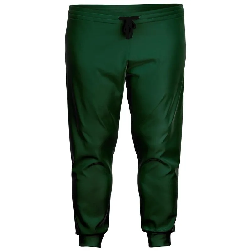 Dark Green Joggers | Unisex | with PLUS sizes | Dark Pastel Green | C60M0Y60K80