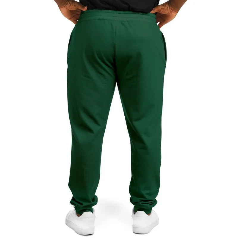 Dark Green Joggers | Unisex | with PLUS sizes | Dark Pastel Green | C60M0Y60K80