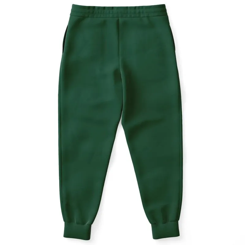 Dark Green Joggers | Unisex | with PLUS sizes | Dark Pastel Green | C60M0Y60K80