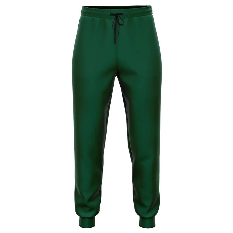 Dark Green Joggers | Unisex | with PLUS sizes | Dark Pastel Green | C60M0Y60K80