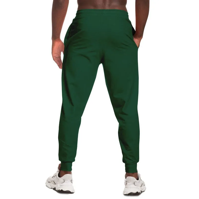 Dark Green Joggers | Unisex | with PLUS sizes | Dark Pastel Green | C60M0Y60K80