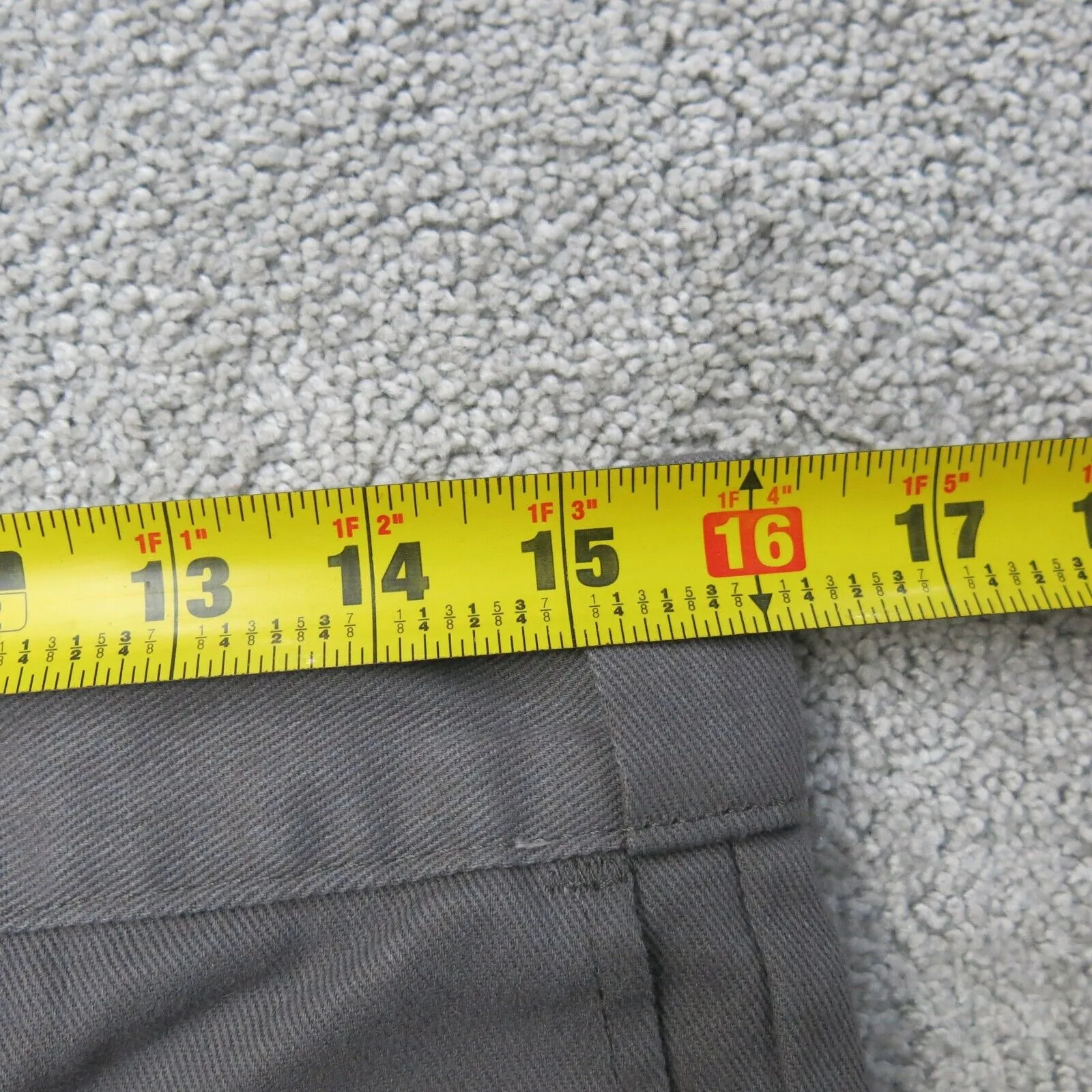 Dickies Pants Mens 32 Gray Dress Pants Mid Rise Straight Leg 874 Original Fit