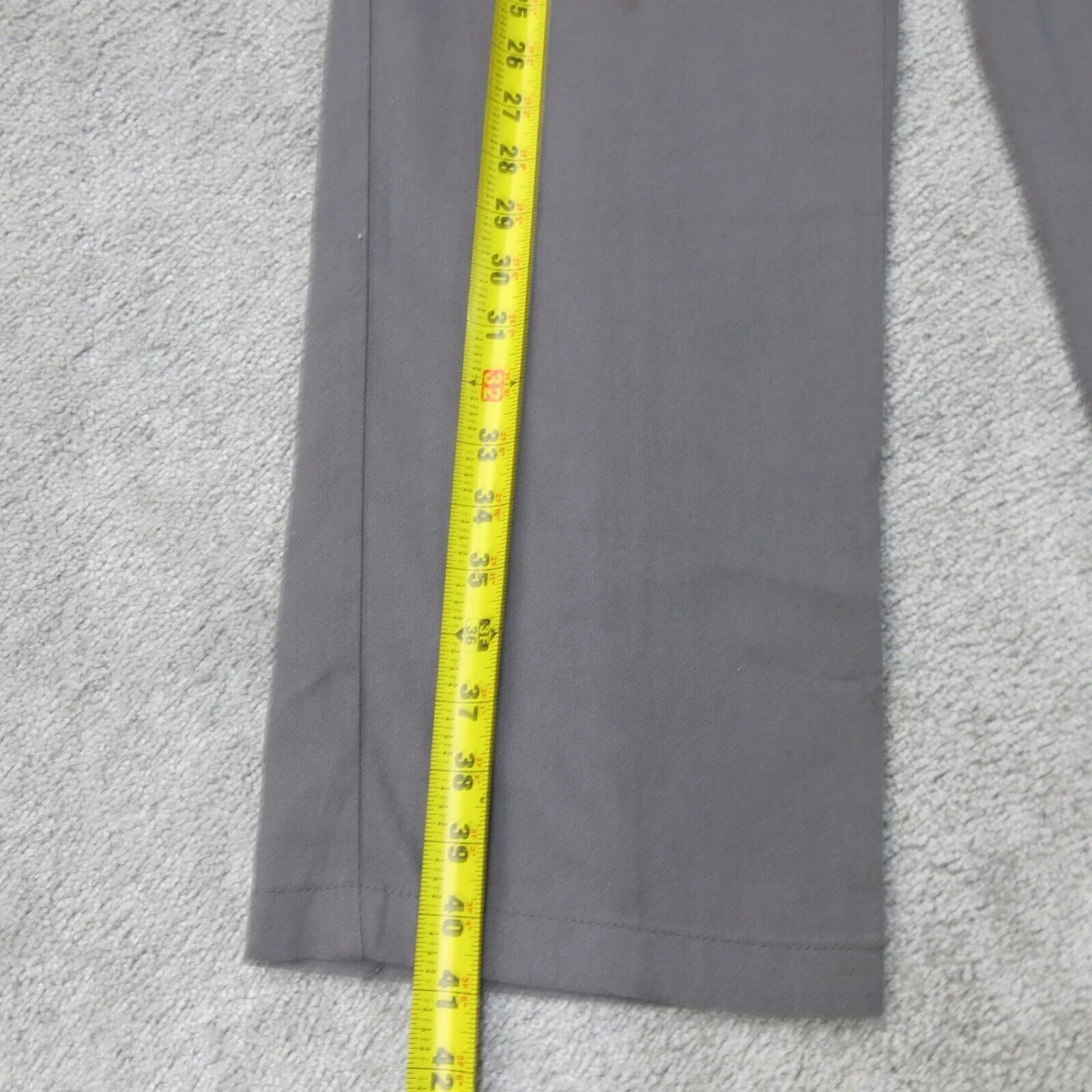 Dickies Pants Mens 32 Gray Dress Pants Mid Rise Straight Leg 874 Original Fit