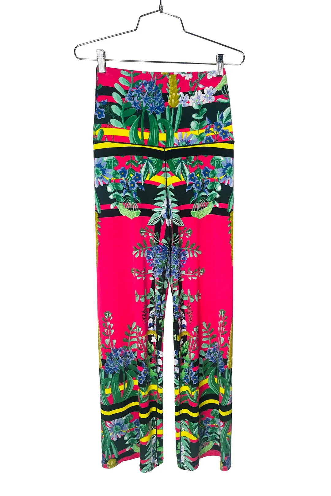 Double waist band single layered straight pants