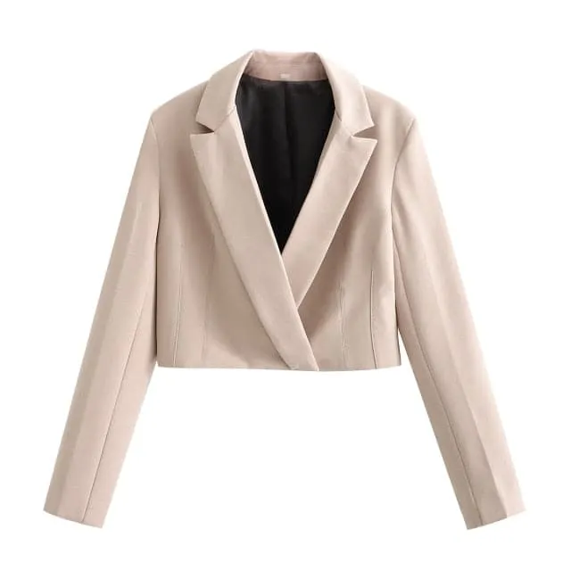 DressBetty - Women Cropped Blazer 2 piece set