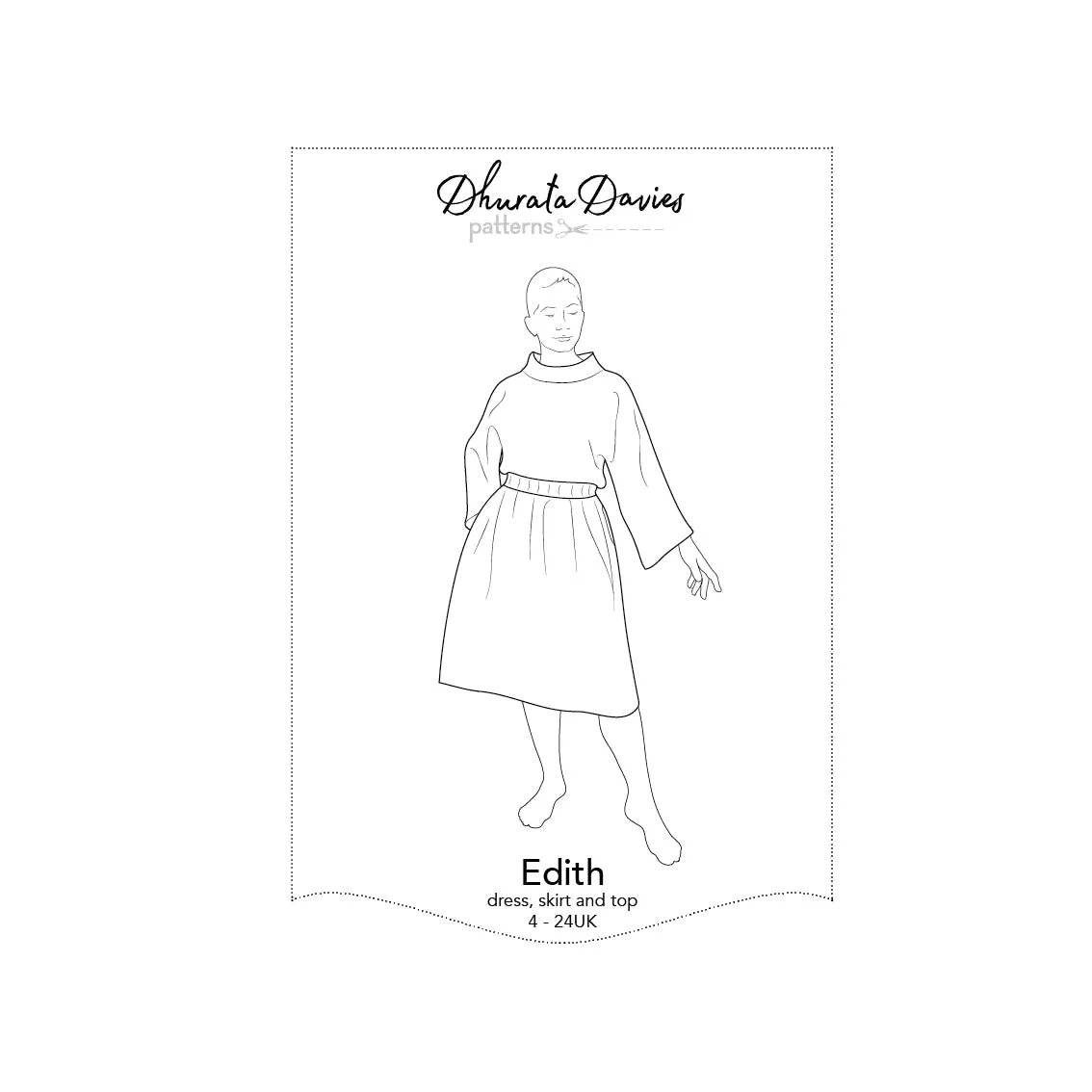 Edith Dress, Skirt   Top Sewing Pattern - Dhurata Davies