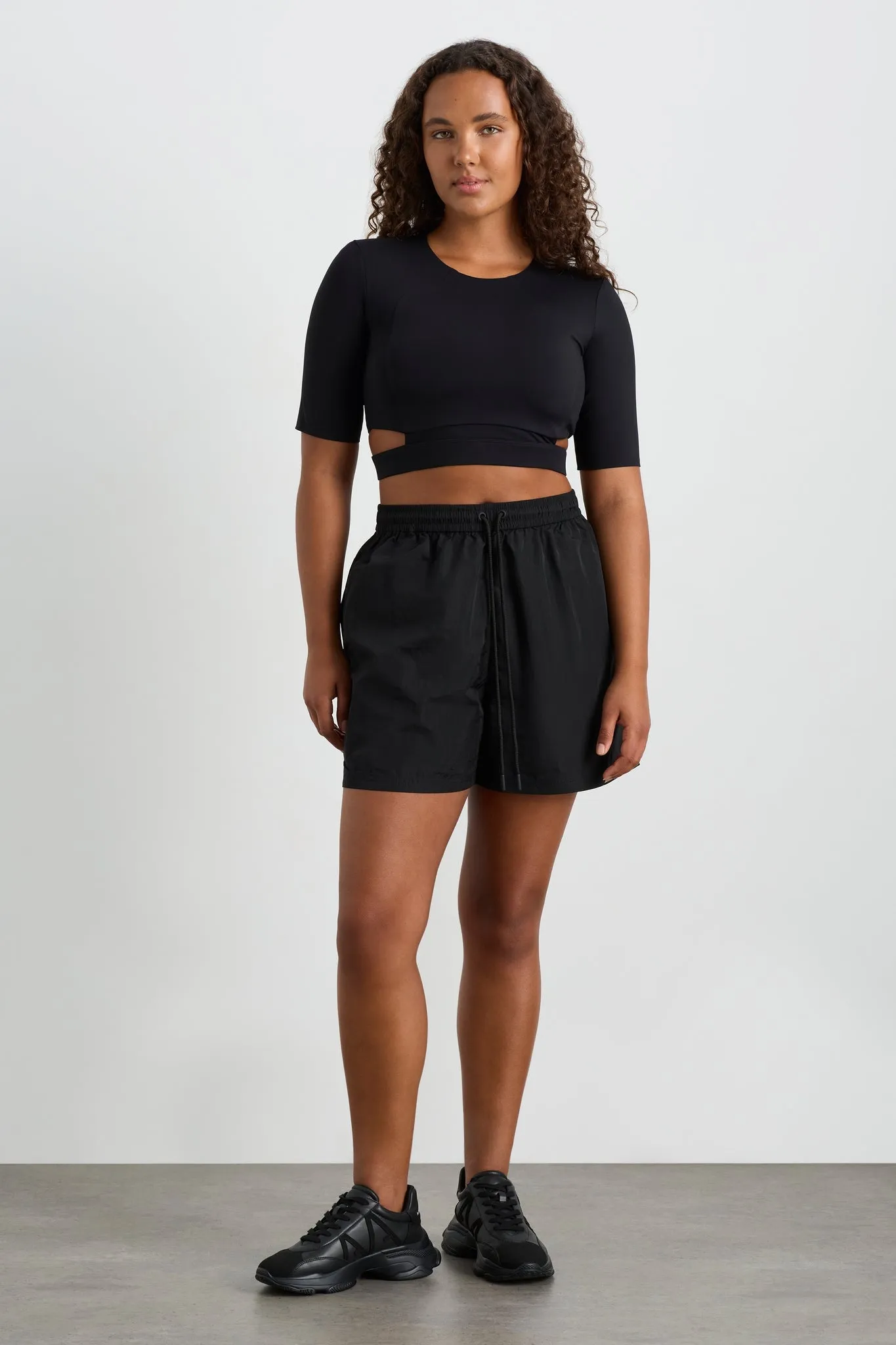 Elasticated Cut Out Tee 195