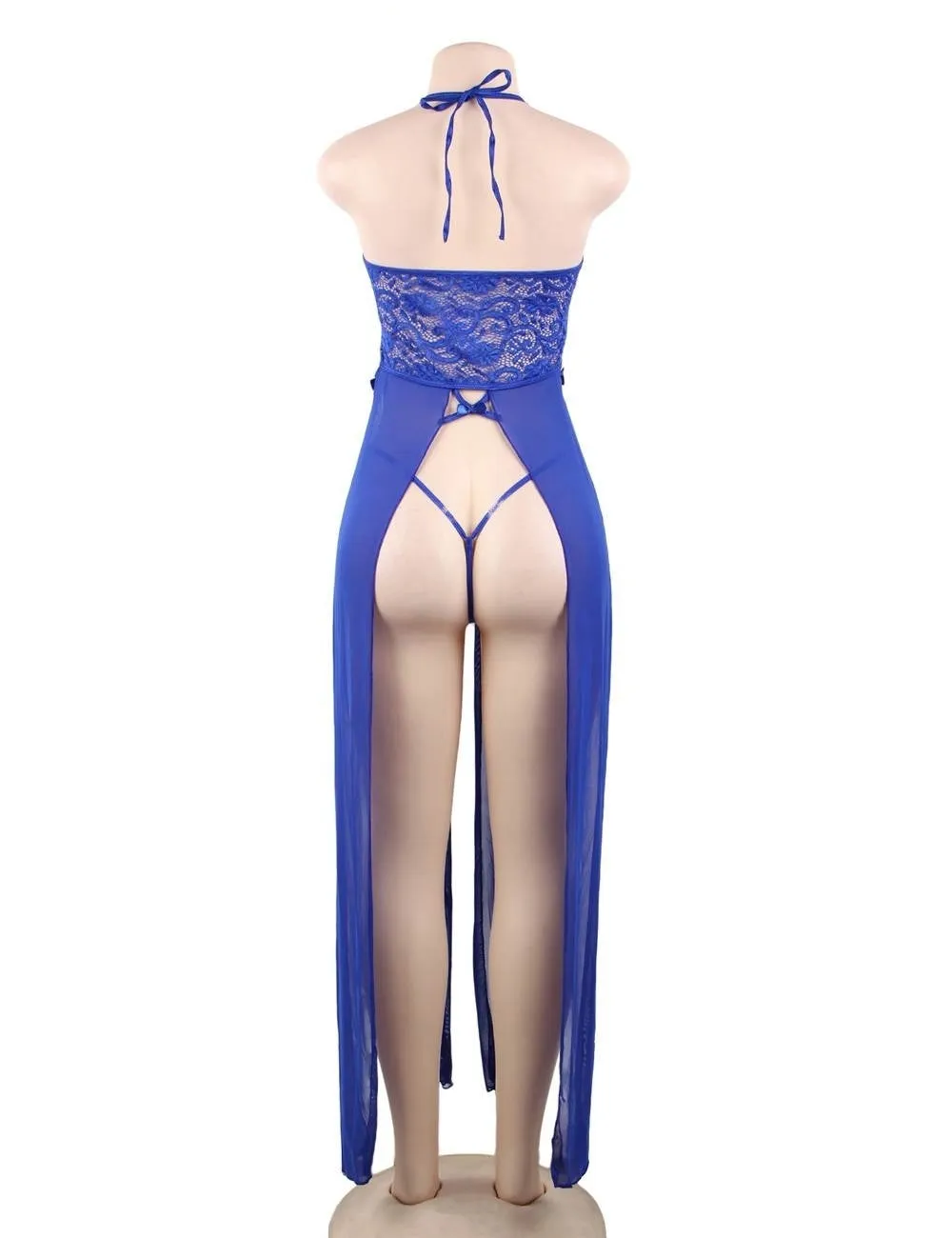 Elegant Hollow Out Lace Sexy Egypt Nightgown