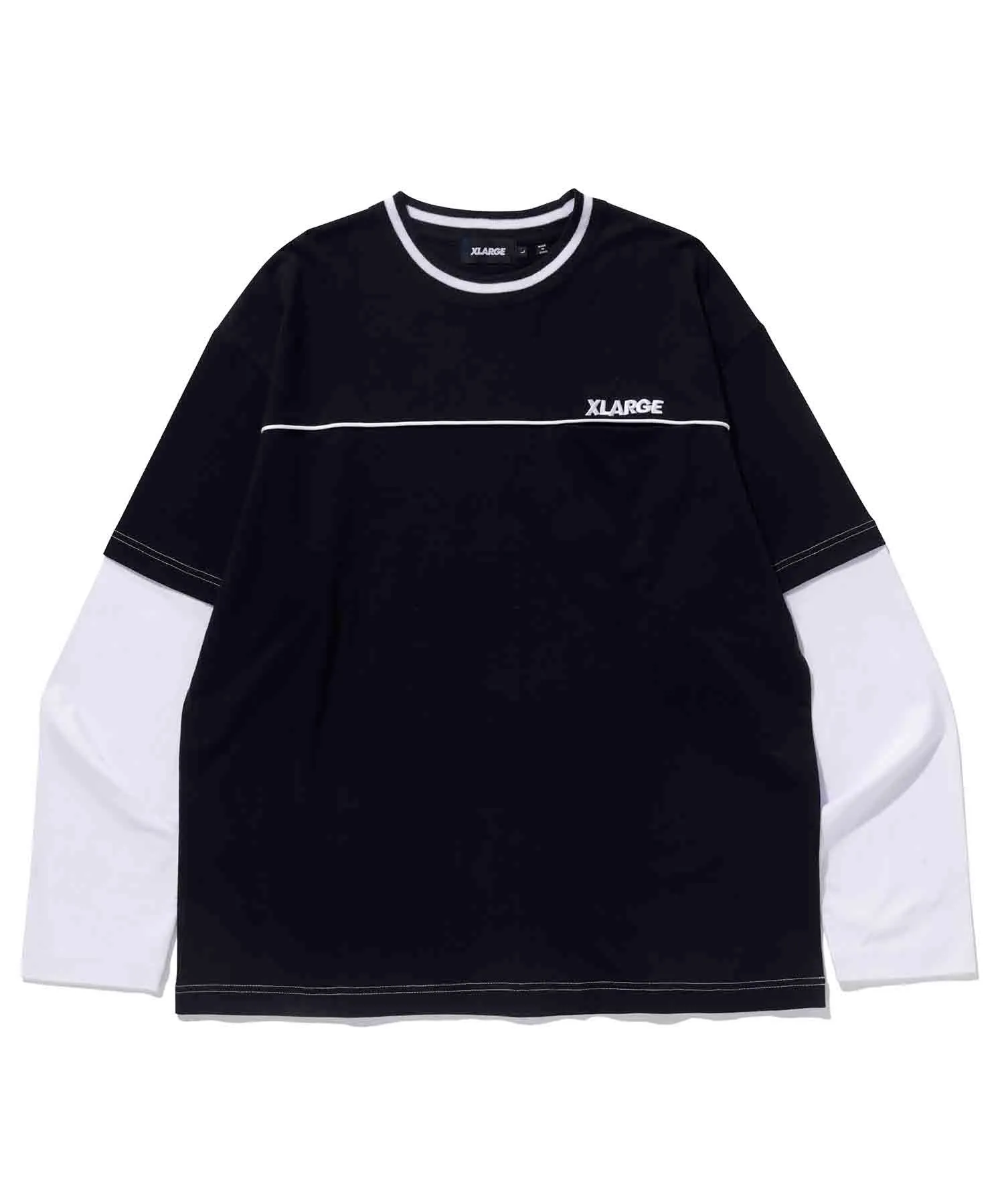 EMBROIDERY LAYERD L/S TEE