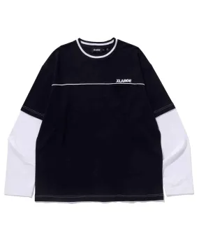 EMBROIDERY LAYERD L/S TEE