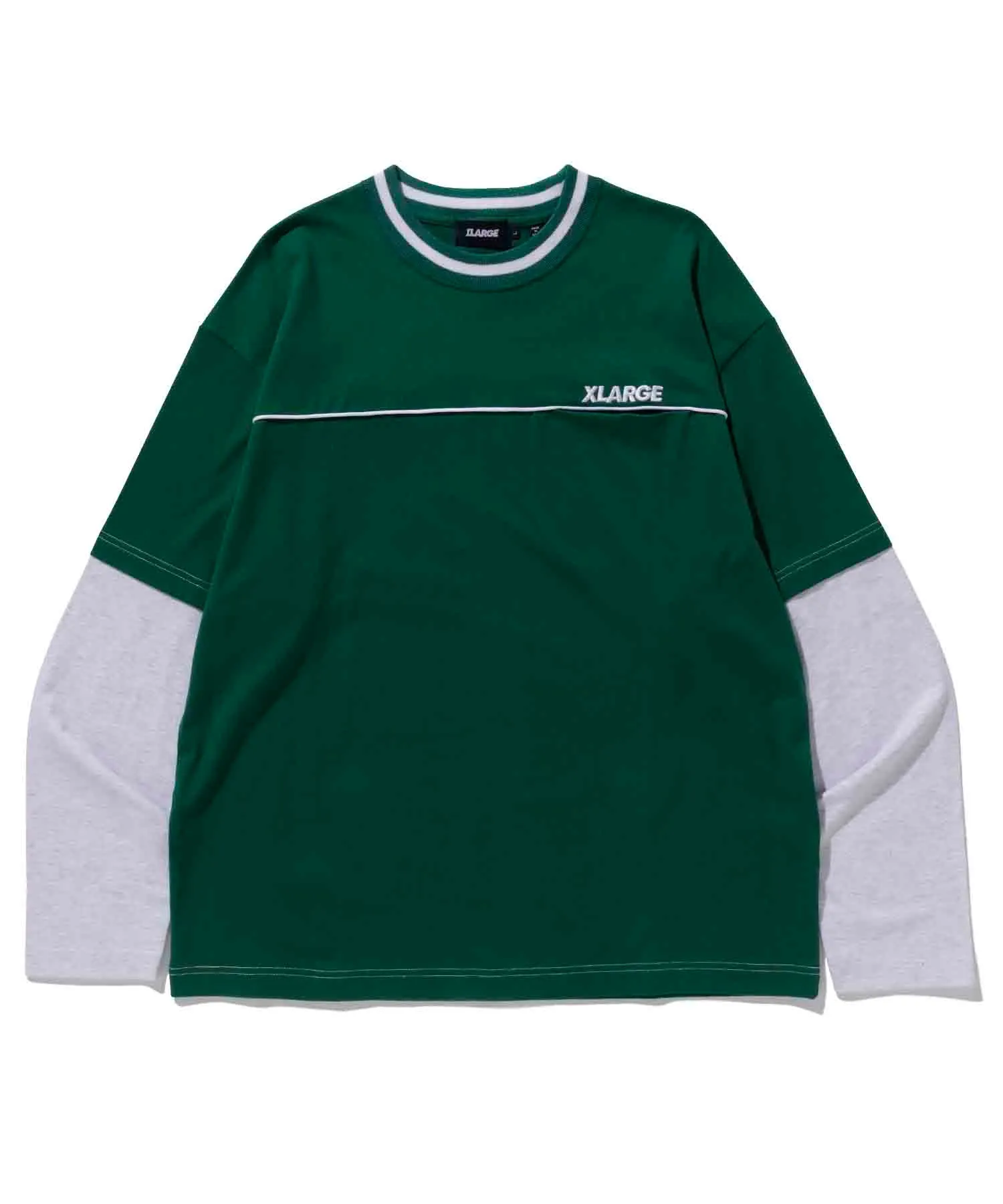 EMBROIDERY LAYERD L/S TEE