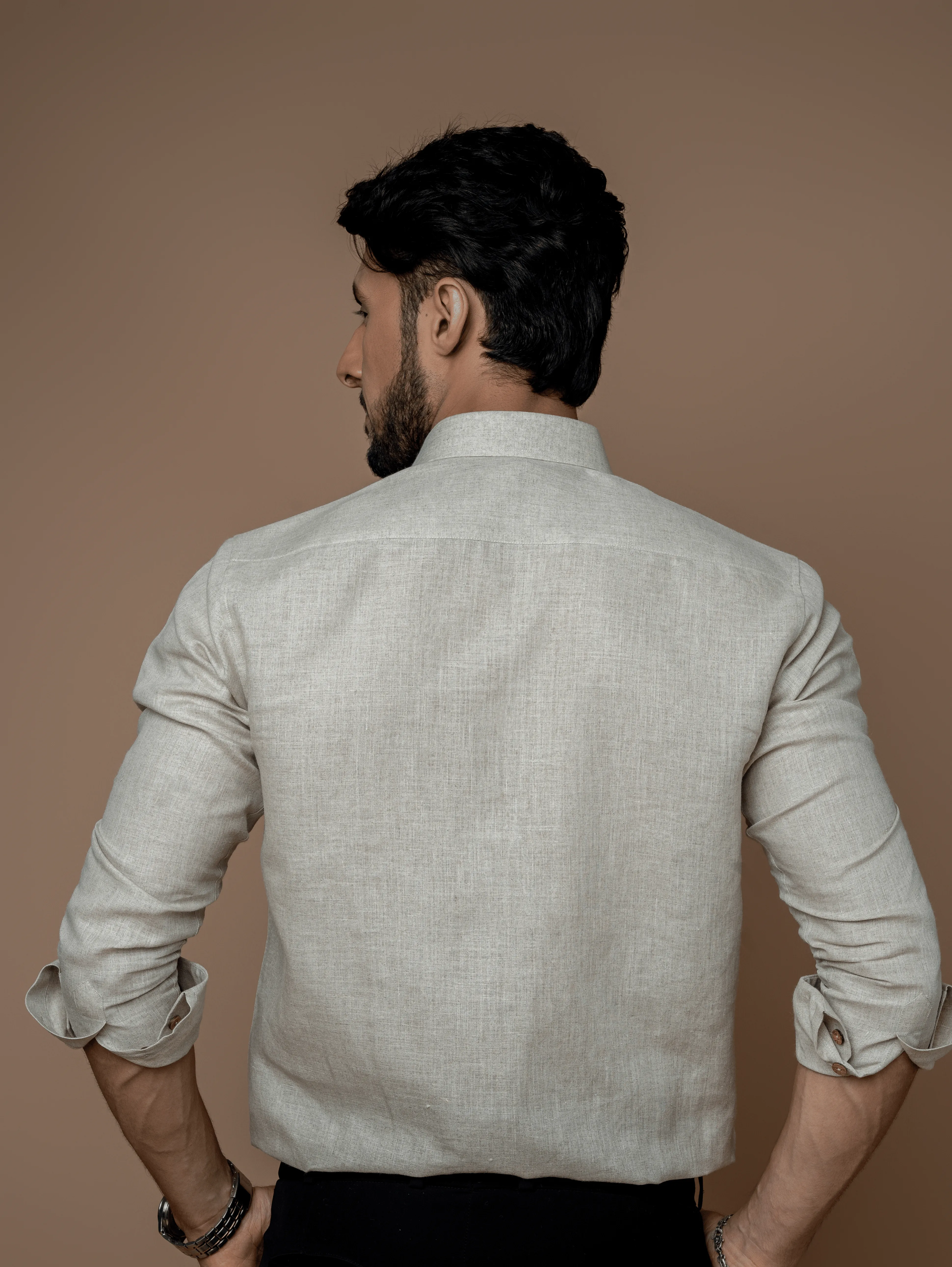 Formal Full Sleeves Linen Shirt