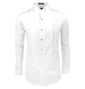 Formal White Wing Tip Tuxedo Dress Shirt