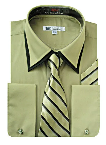 Fortino Landi SG-14Olive-G  Mens Shirt