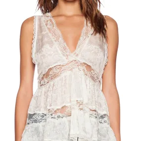 Free People Deep V Trapeze Cami