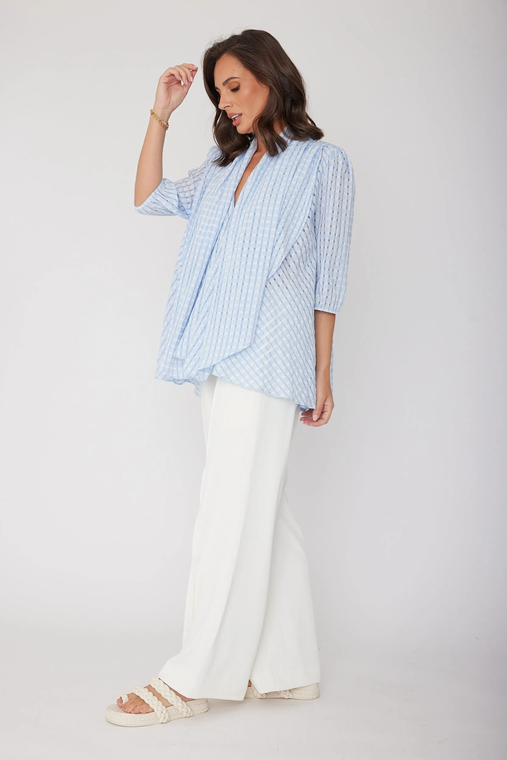 GIGI Blouse Sky Blue