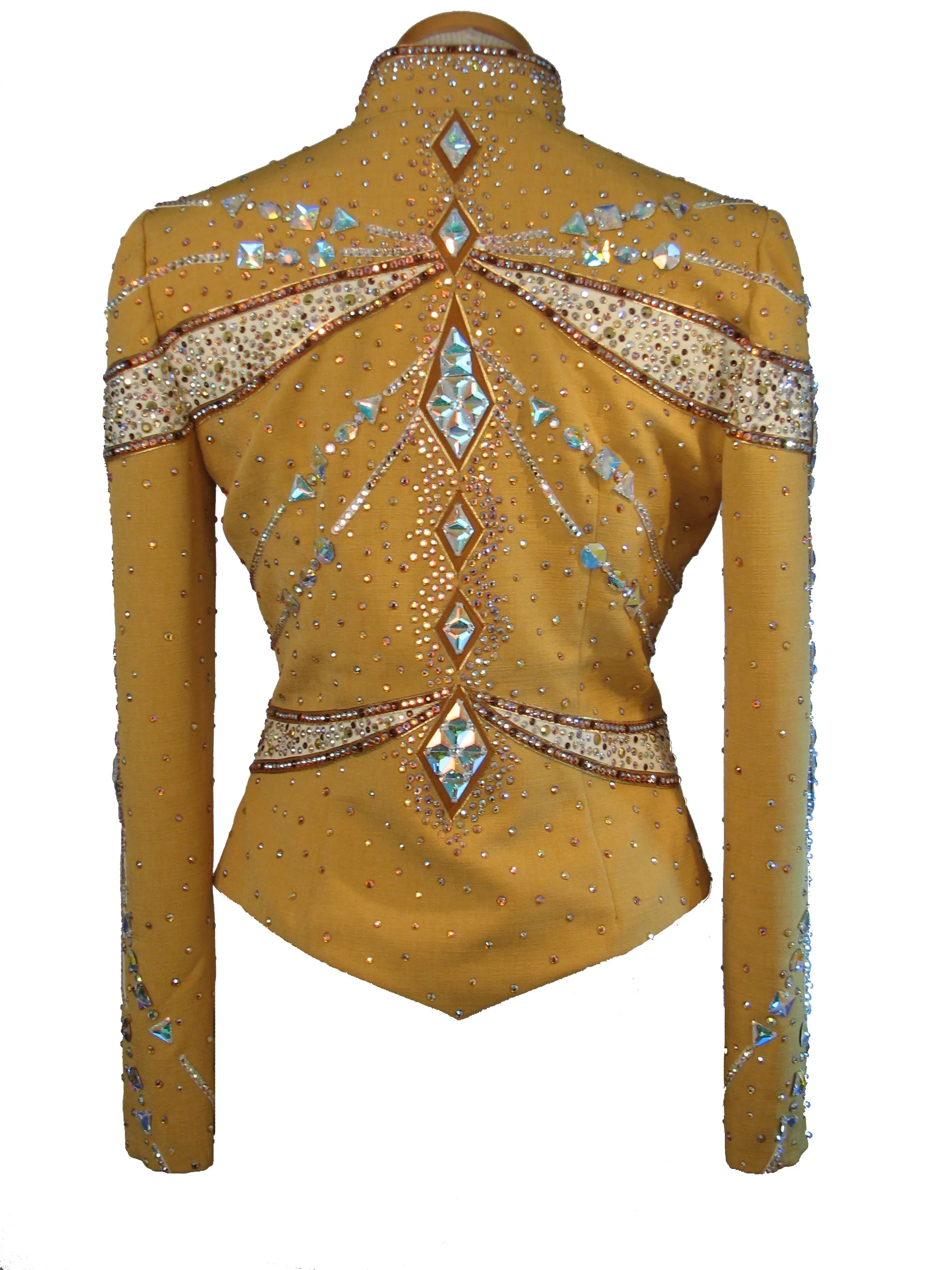Gold 3 Pc Outfit, Ladies M, 5333ABC