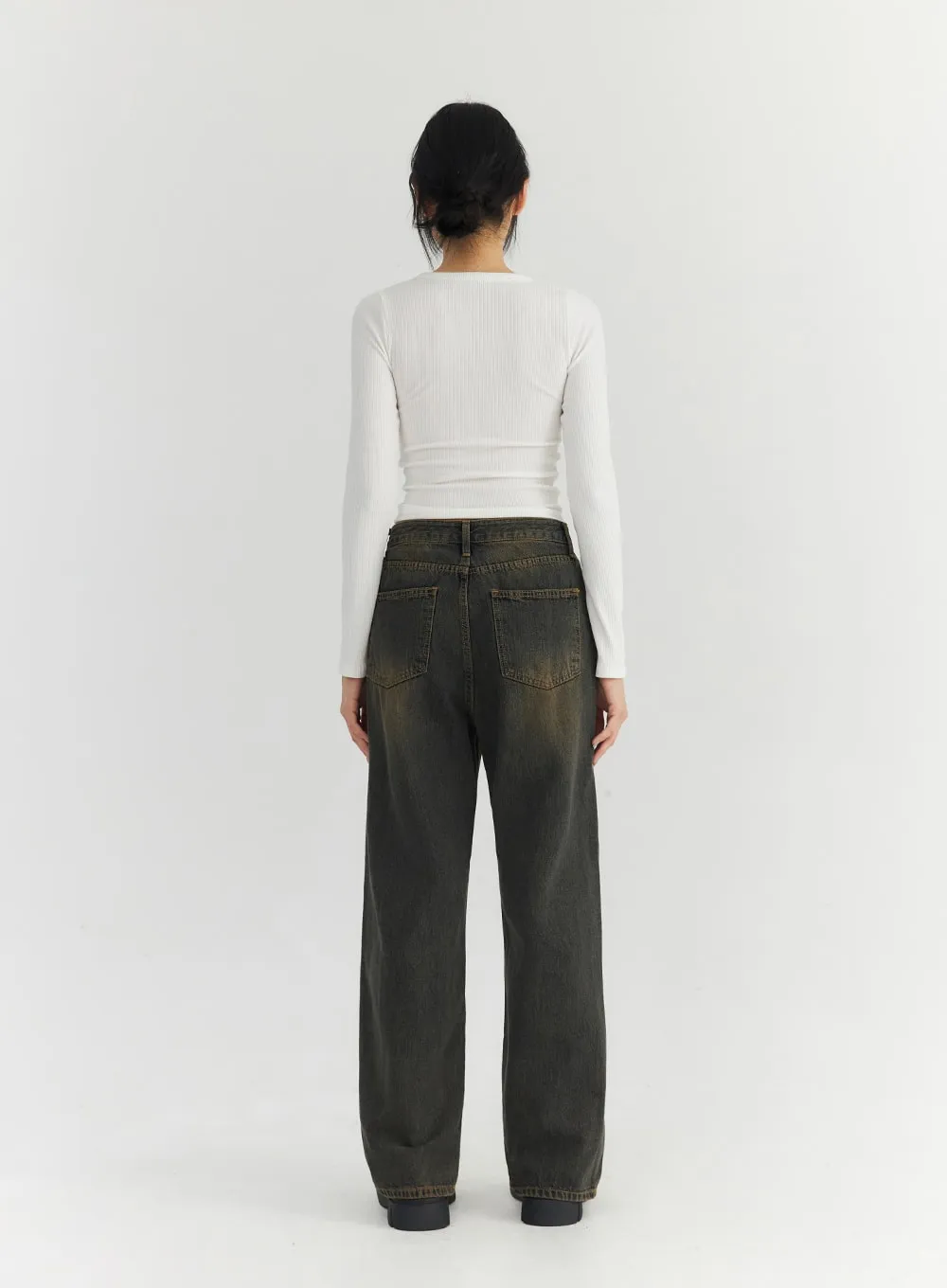 Halter Neck Layered Crop Tee CN301