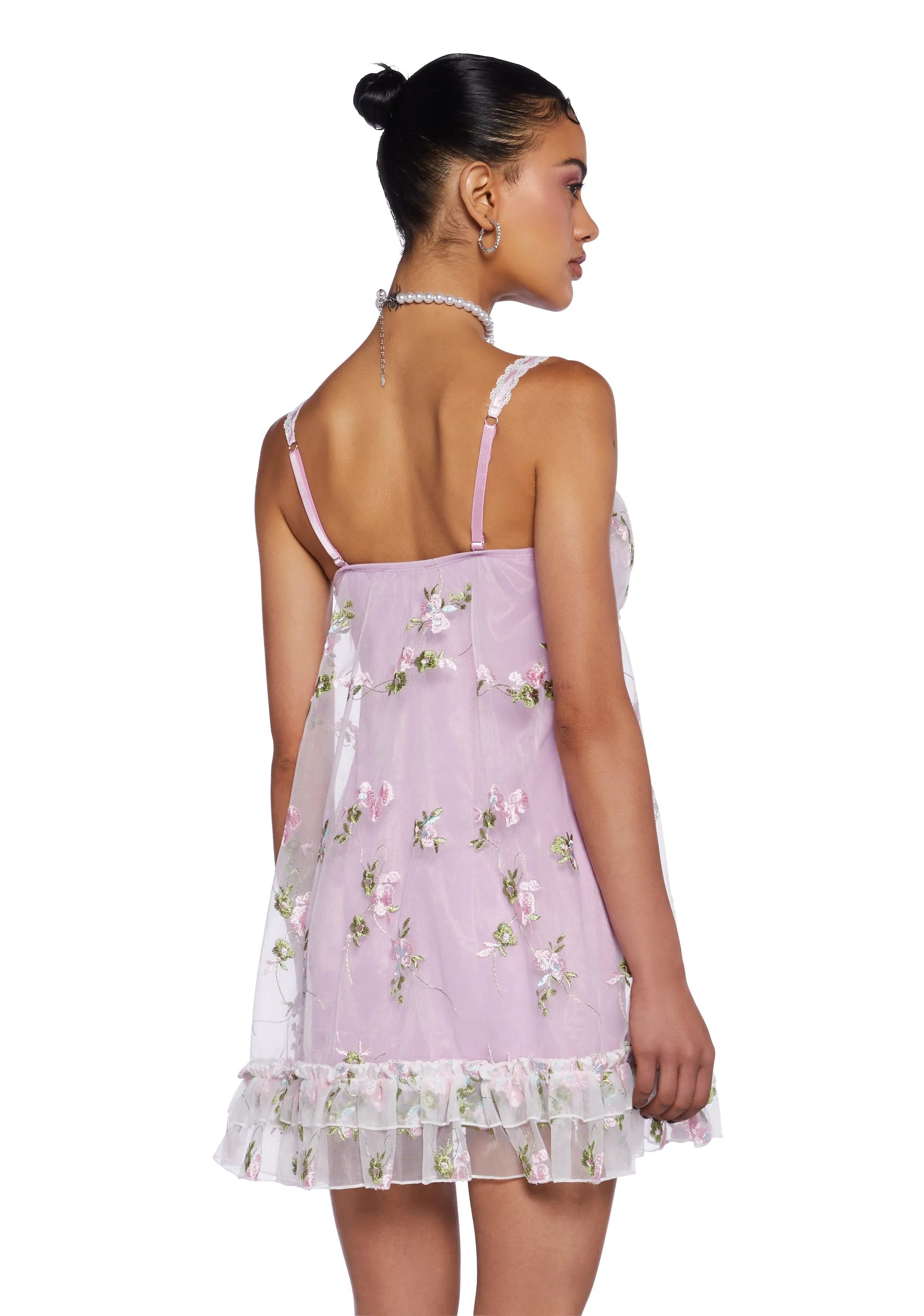 Heaven Struck Babydoll Dress - Pink