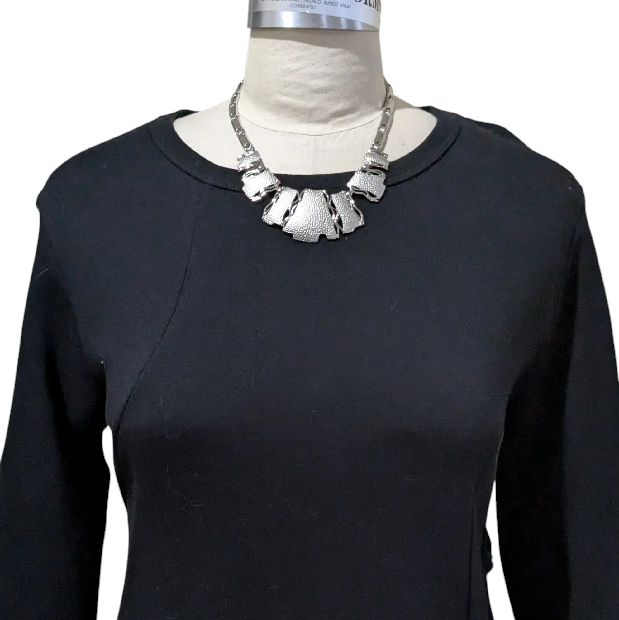 Helmut Lang Knit Fleece Lined Dress Size Medium